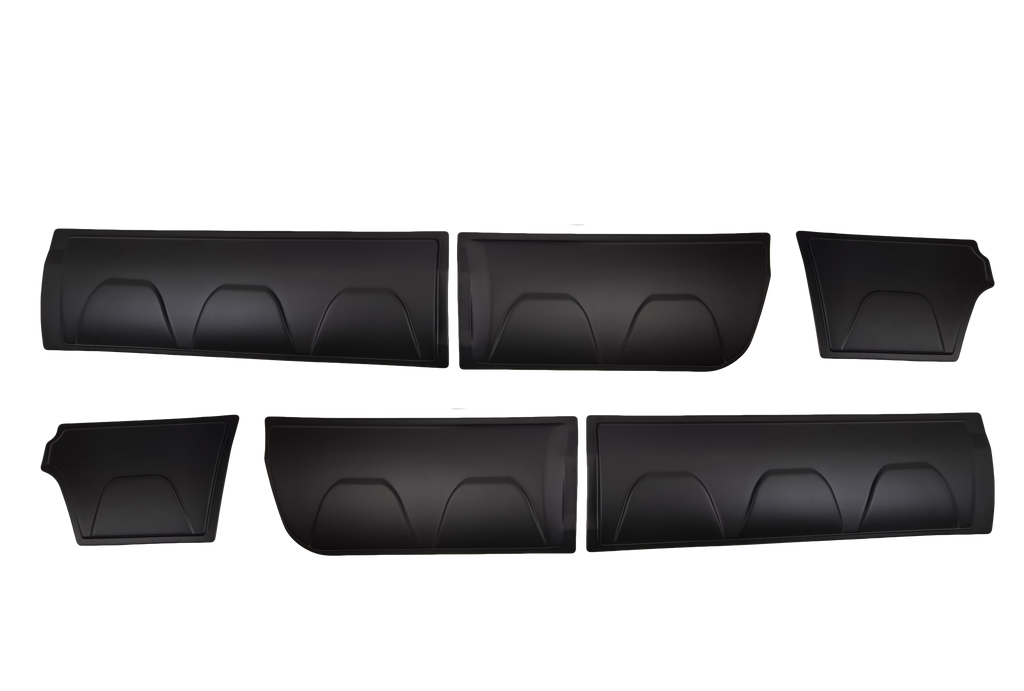 VW Amarok Body Cladding (6pcs) — MK1 2010–2022 Matte Black