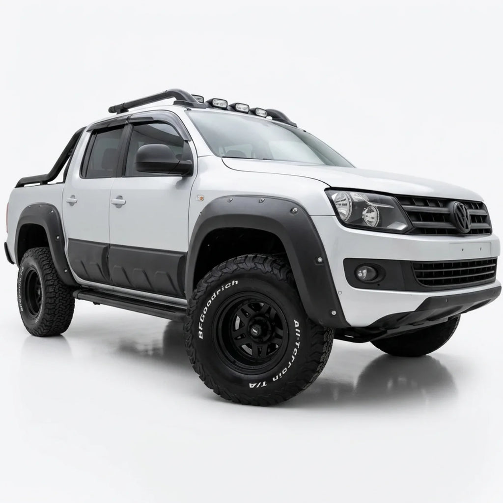 VW Amarok V6 Fender Flares (4pcs) — MK1 Facelift 2016–2021 Matte Black