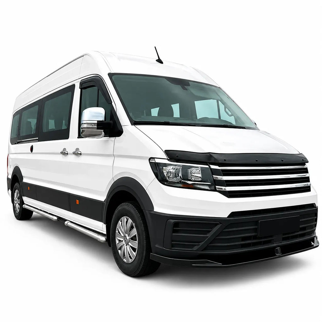 VW Crafter MK2 & MAN TGE Front Splitter — Pre-Facelift 2017+ Gloss Black