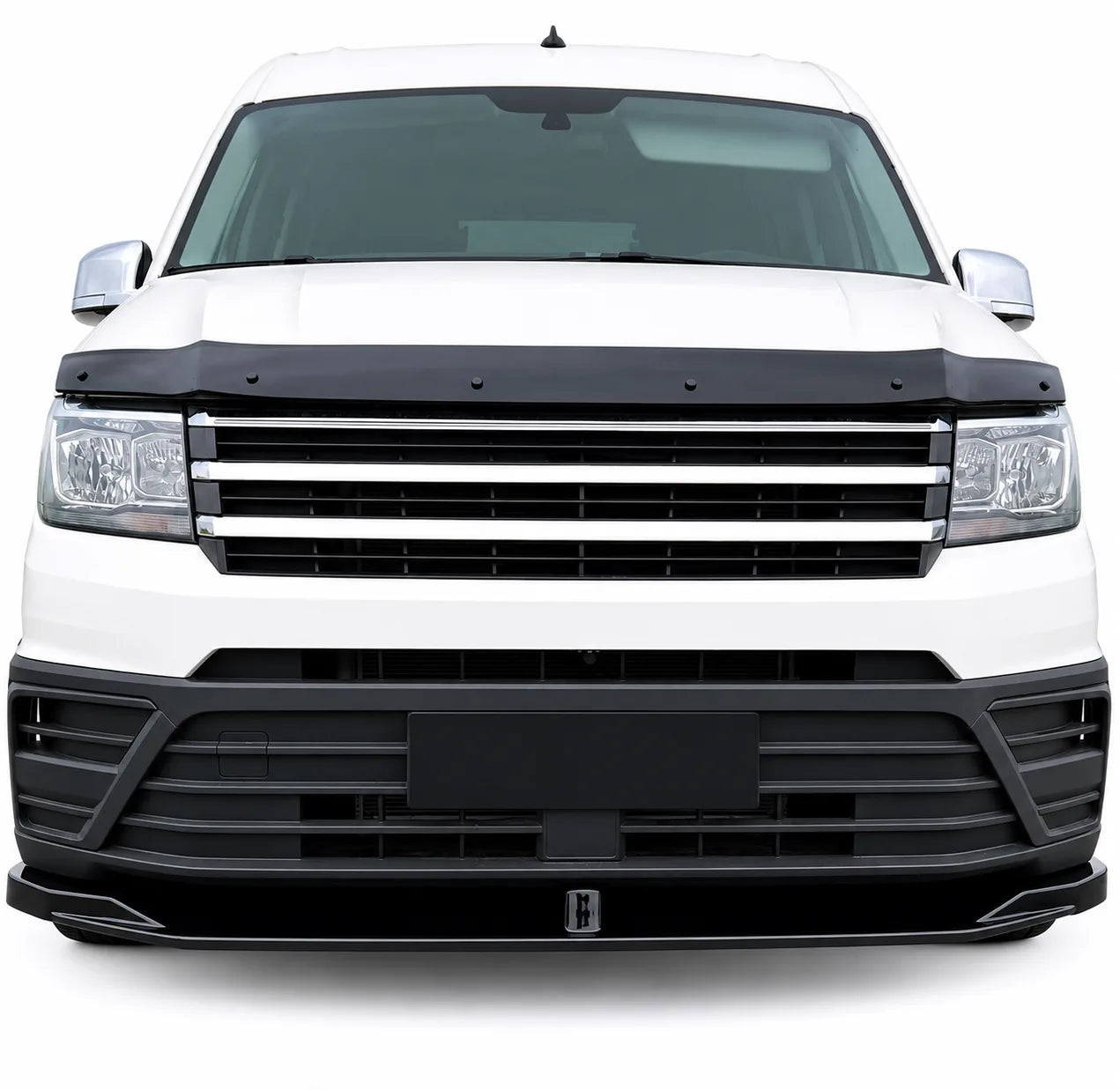 VW Crafter MK2 & MAN TGE Front Splitter — Pre-Facelift 2017+ Gloss Black