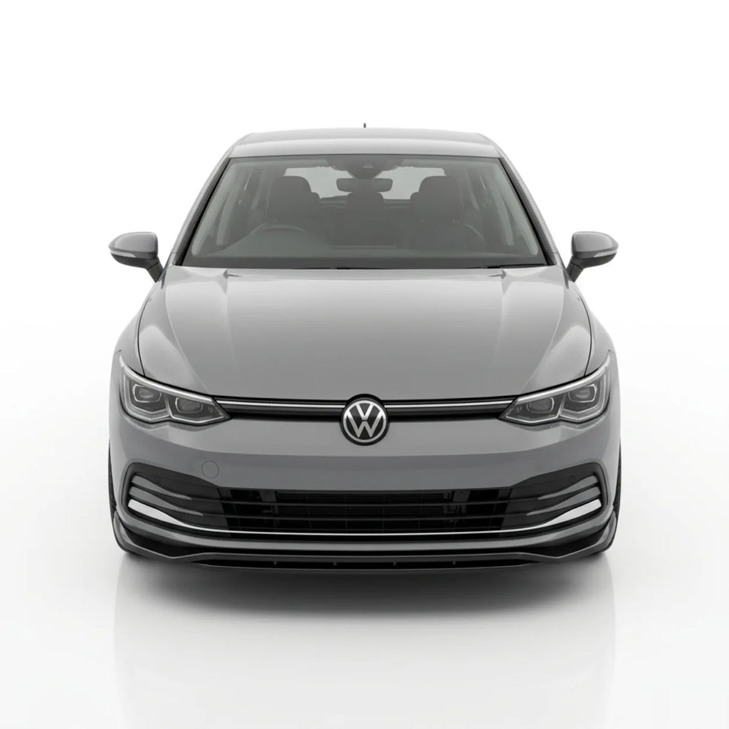 VW Golf Mk8 Front Splitter — 2020–2024 Gloss Black