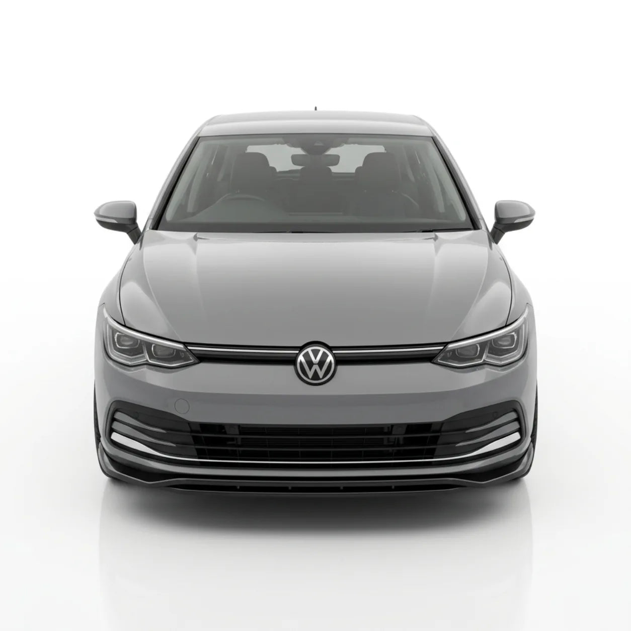 VW Golf Mk8 Front Splitter — 2020–2024 Gloss Black