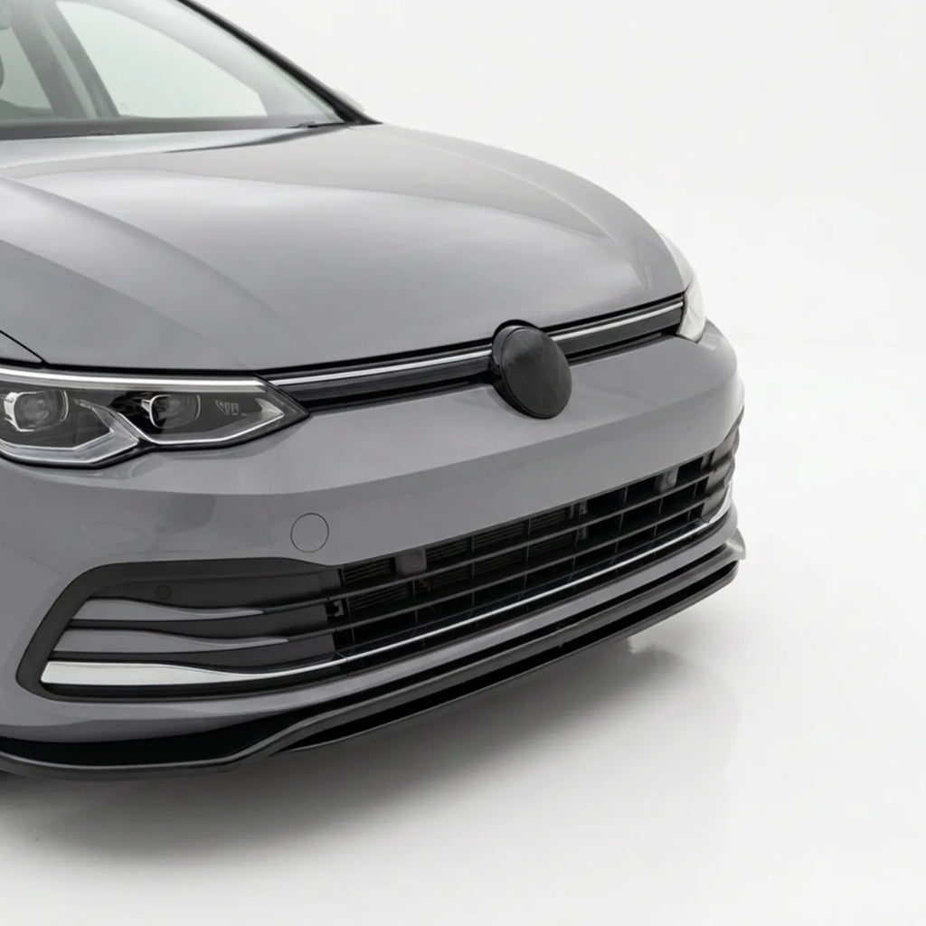 VW Golf Mk8 Front Splitter — 2020–2024 Gloss Black
