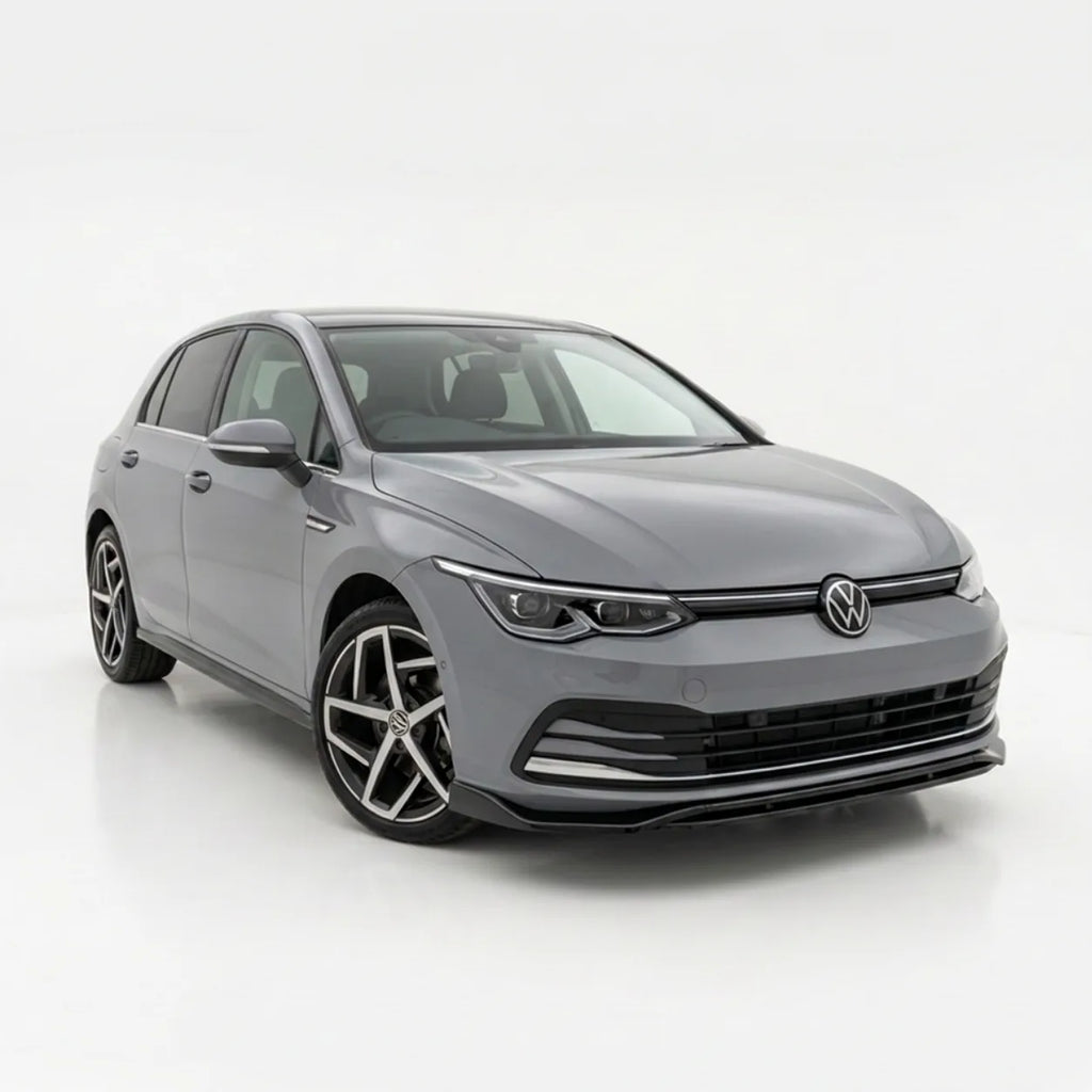 VW Golf Mk8 Front Splitter — 2020–2024 Gloss Black