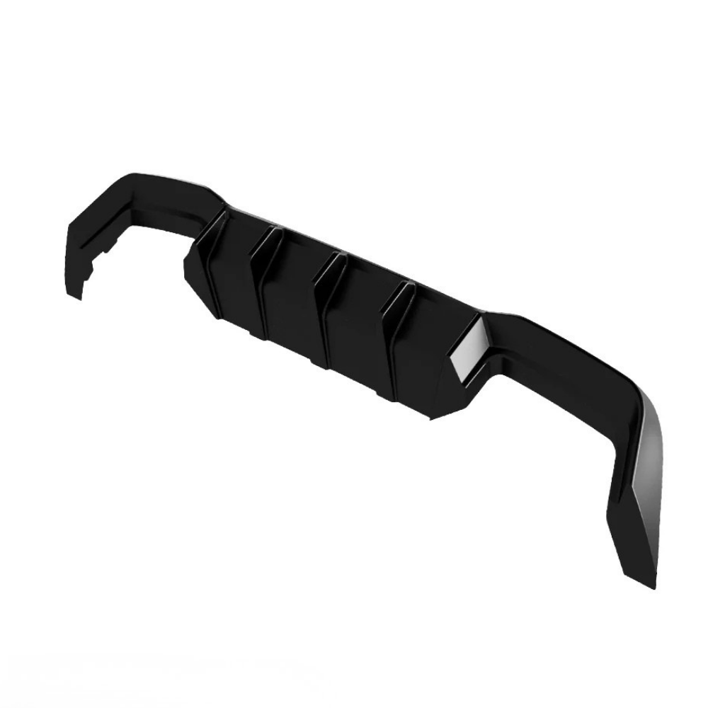VW Golf MK8 R Rear Valance — Gloss Black (2020+)