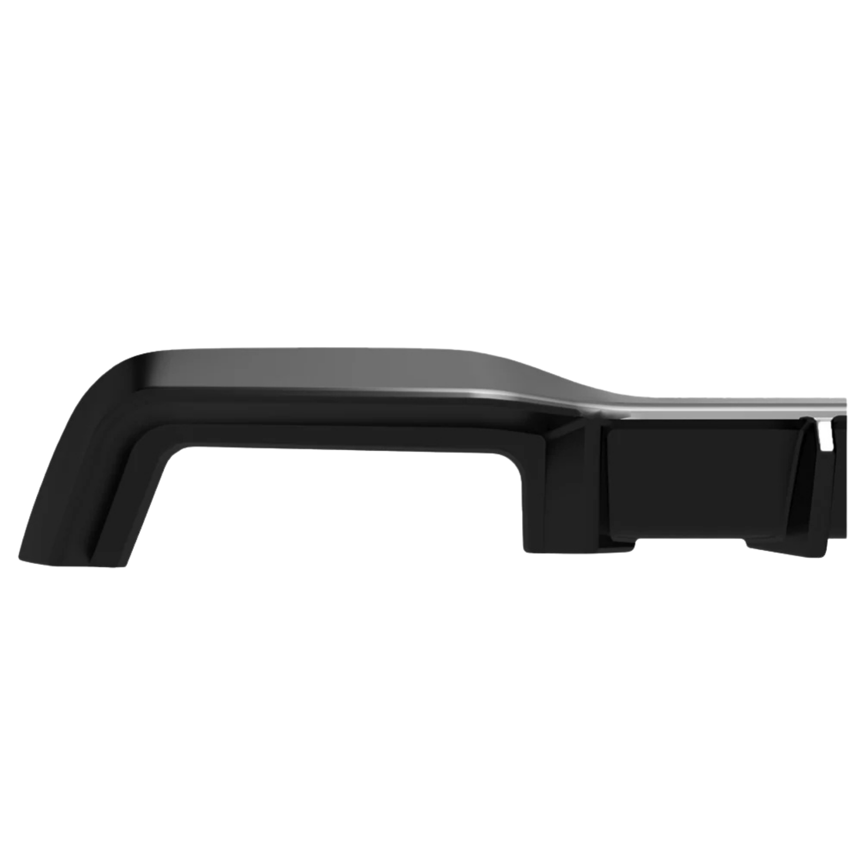 VW Golf MK8 R Rear Valance — Gloss Black (2020+)