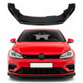 VW Golf R MK7.5 Front Splitter — 2017–2020 Gloss Black