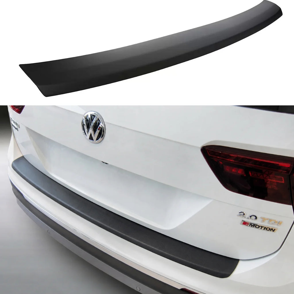 VW Tiguan MK2 Rear Bumper Protector — 2016–2020 Matte Black