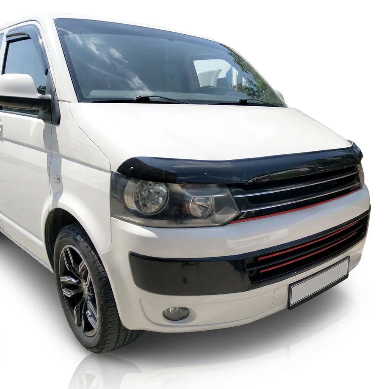 VW Transporter T5.1 Bonnet Protector — 2010–2015 Gloss Black