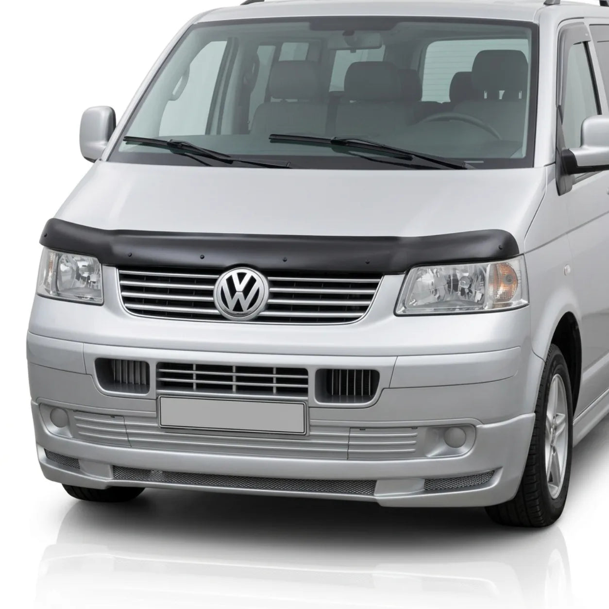 VW Transporter T5 Bonnet Protector — 2003–2009 Gloss Black