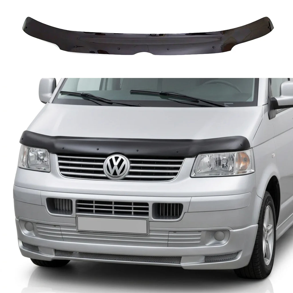 VW Transporter T5 Bonnet Protector — 2003–2009 Gloss Black