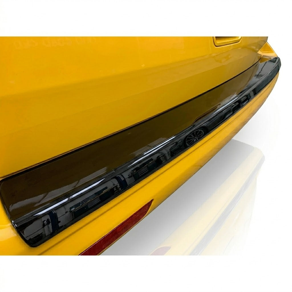 VW Transporter T5 Rear Bumper Protector — 2003–2009 Gloss Black