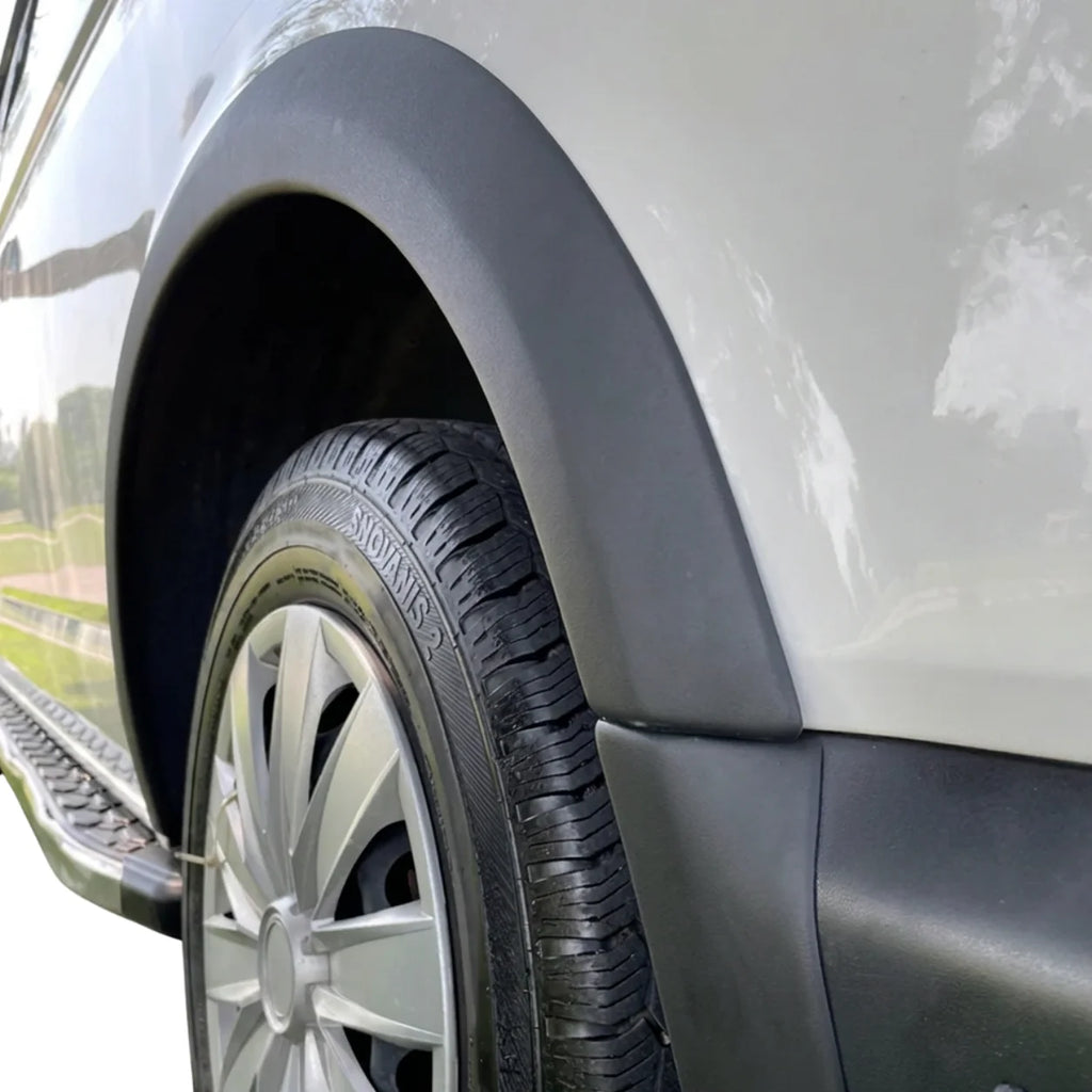 VW Transporter T5 & T5.1 Wheel Arch Trims (10pcs) — SWB & LWB 2003–2015 Matte Black