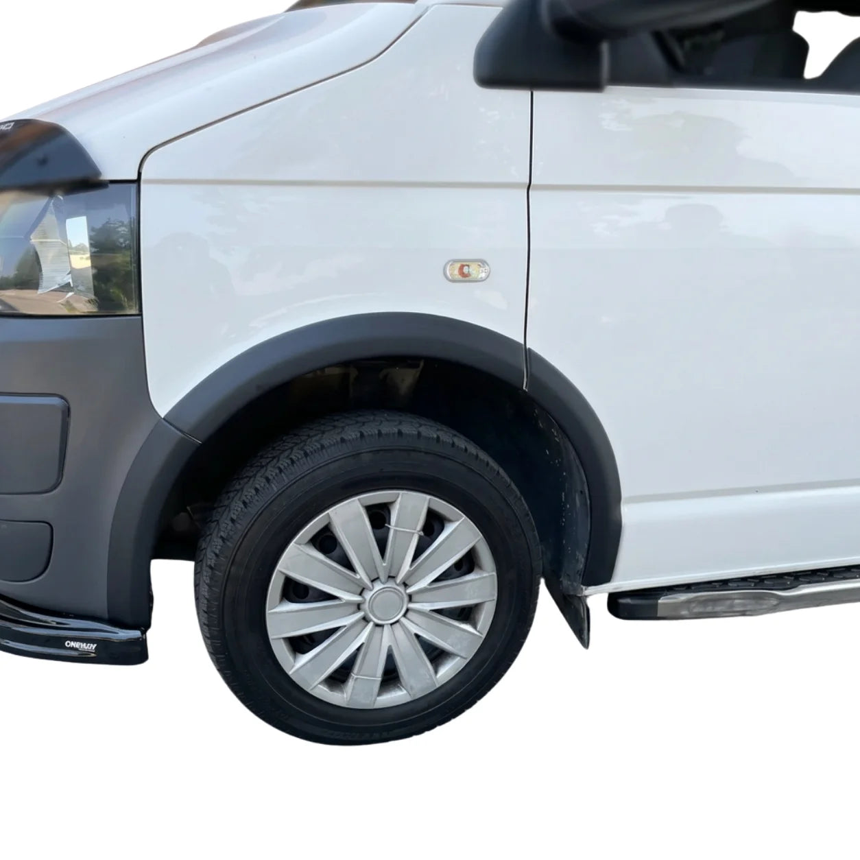 VW Transporter T5 & T5.1 Wheel Arch Trims (10pcs) — SWB & LWB 2003–2015 Matte Black