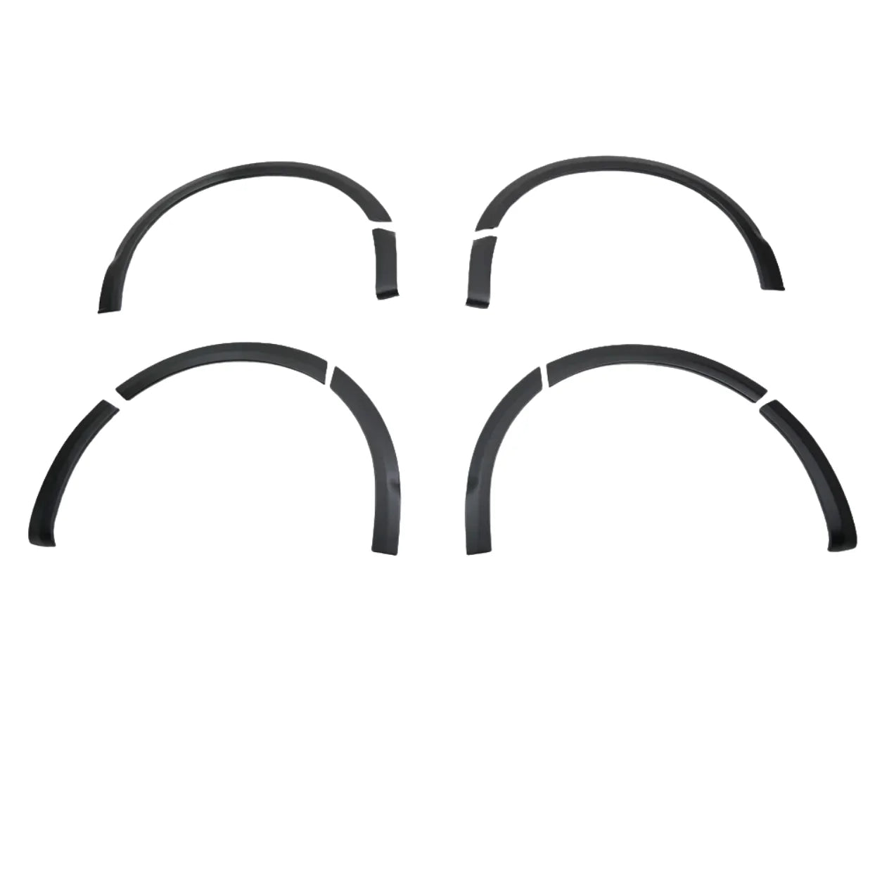 VW Transporter T5 & T5.1 Wheel Arch Trims (10pcs) — SWB & LWB 2003–2015 Matte Black