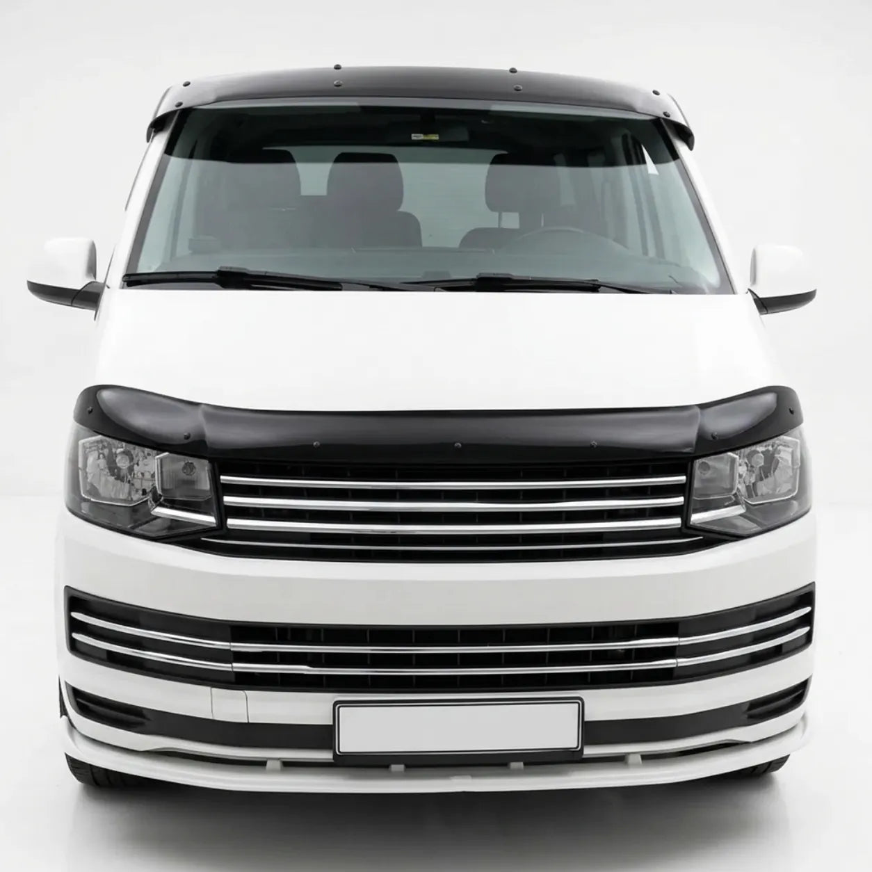 VW Transporter T6 Bonnet Protector — 2015–2019 Gloss Black